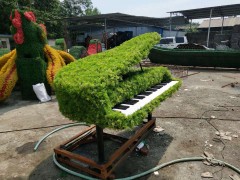 四川成都绿雕 成都专业钢琴绿雕|其它|花卉盆景